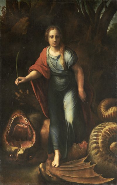 Saint Margaret by Raffaello Sanzio Raphael